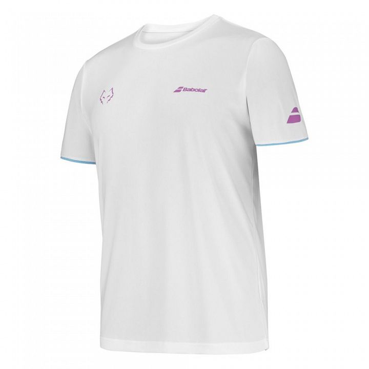 Babolat Lebrón Crew Neck Tee White